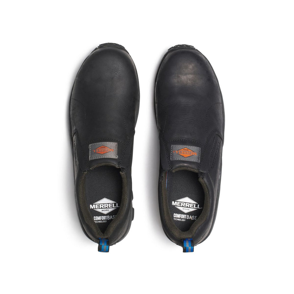 Mens Jungle Moc Leather Comp Toe Work Shoe Wide / Merrell On sale