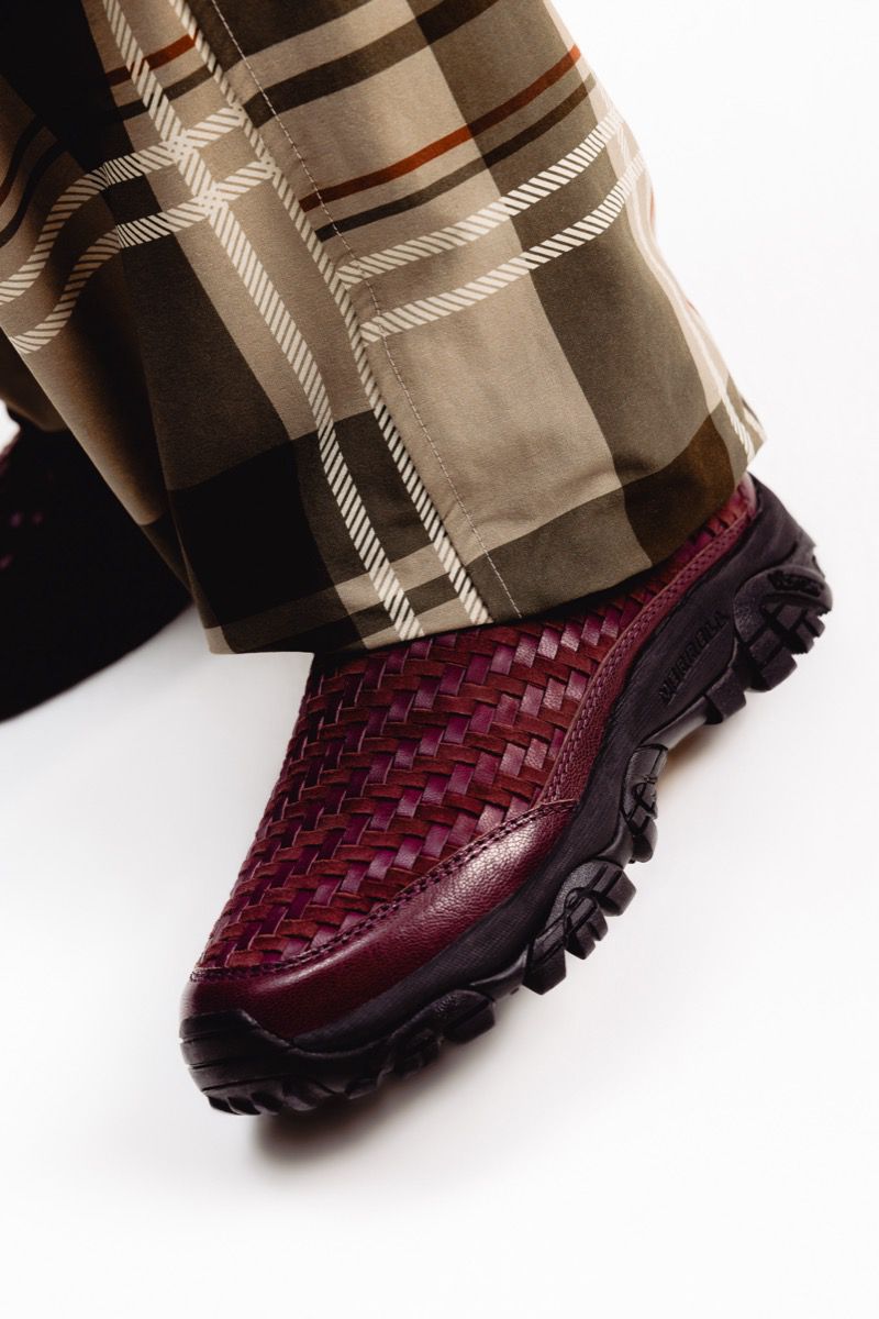 Unisex Moab 2 Slide Leather Woven 1TRL Casual Slip Ons / Merrell Online