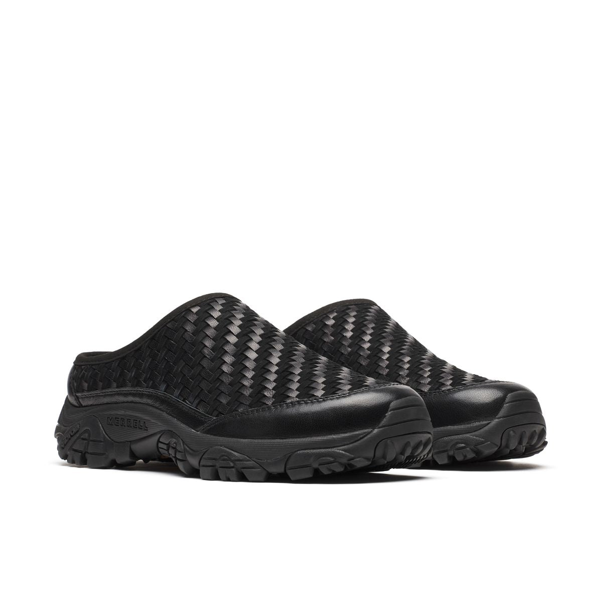Unisex Moab 2 Slide Leather Woven 1TRL Casual Slip Ons / Merrell Sale