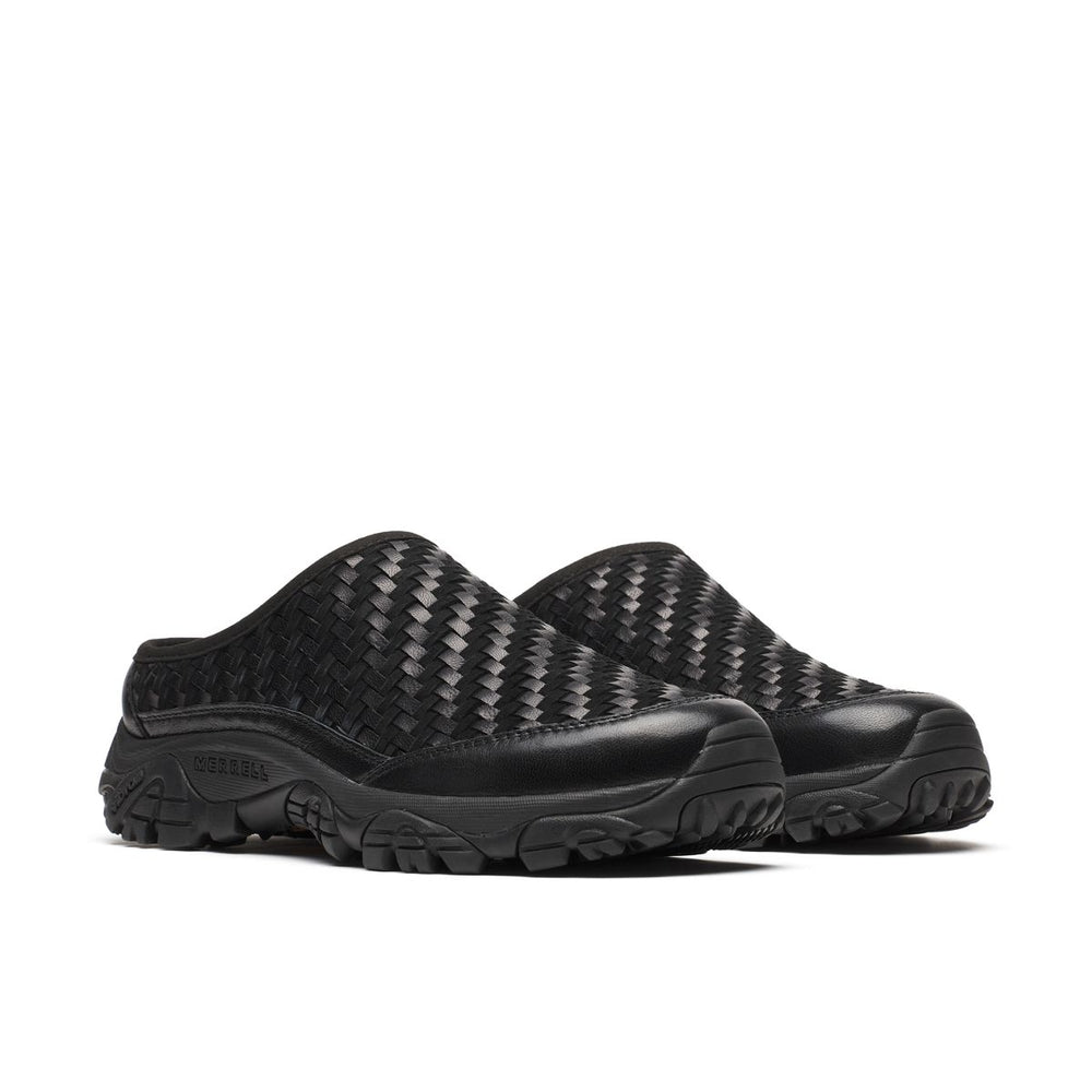 Unisex Moab 2 Slide Leather Woven 1TRL Casual Slip Ons / Merrell Sale