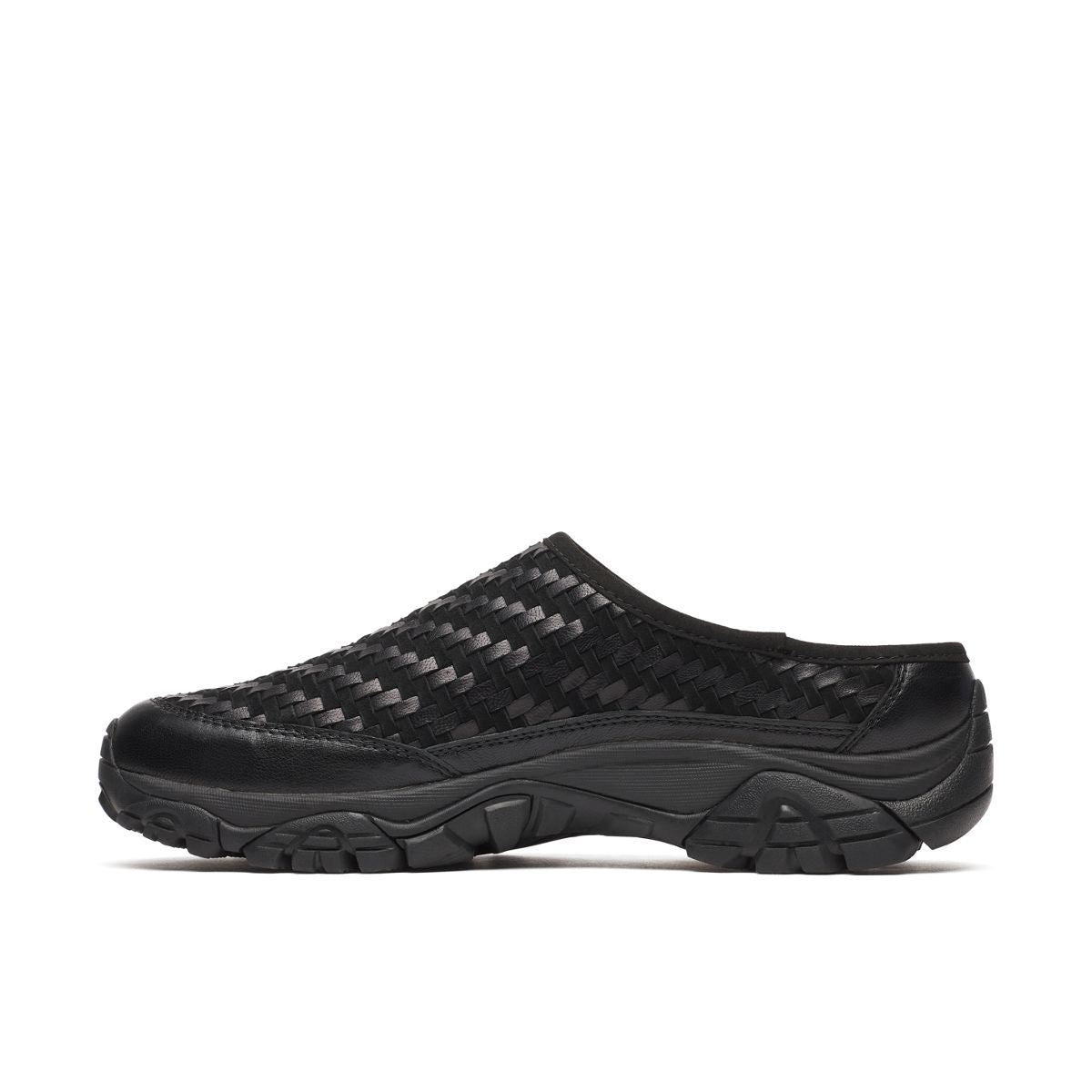 Unisex Moab 2 Slide Leather Woven 1TRL Casual Slip Ons / Merrell Sale