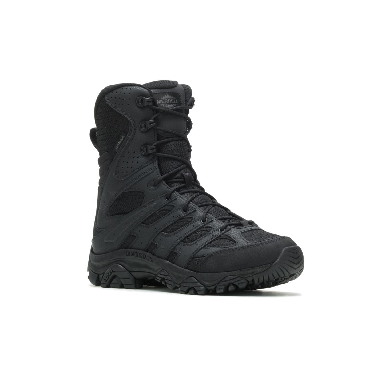 Men - Moab 3 8" Tactical Zip Waterproof Wide Width - Boots / Merrell Outlet