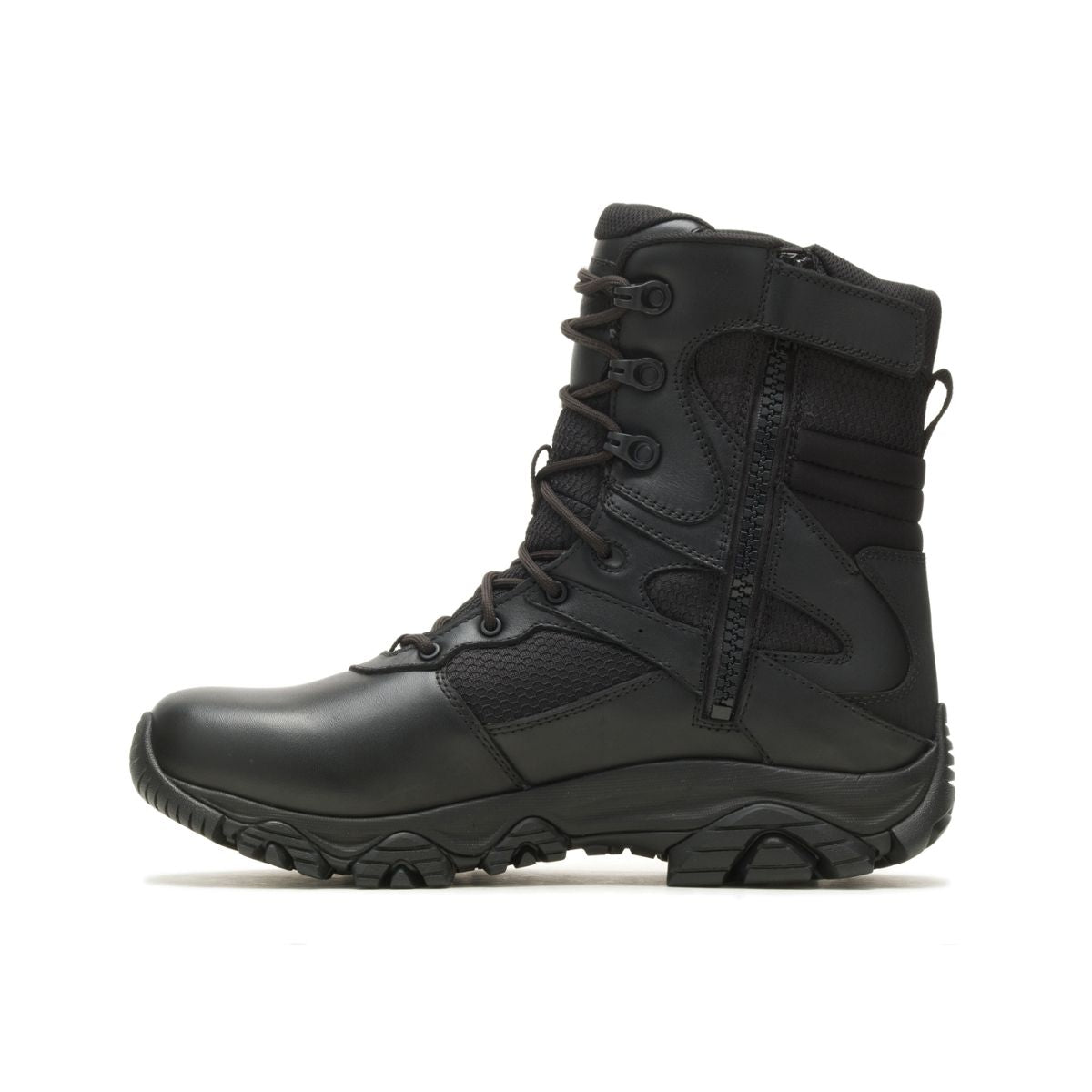 Men Moab 3 8" Tactical Zip Waterproof Wide Boots / Merrell Outlet