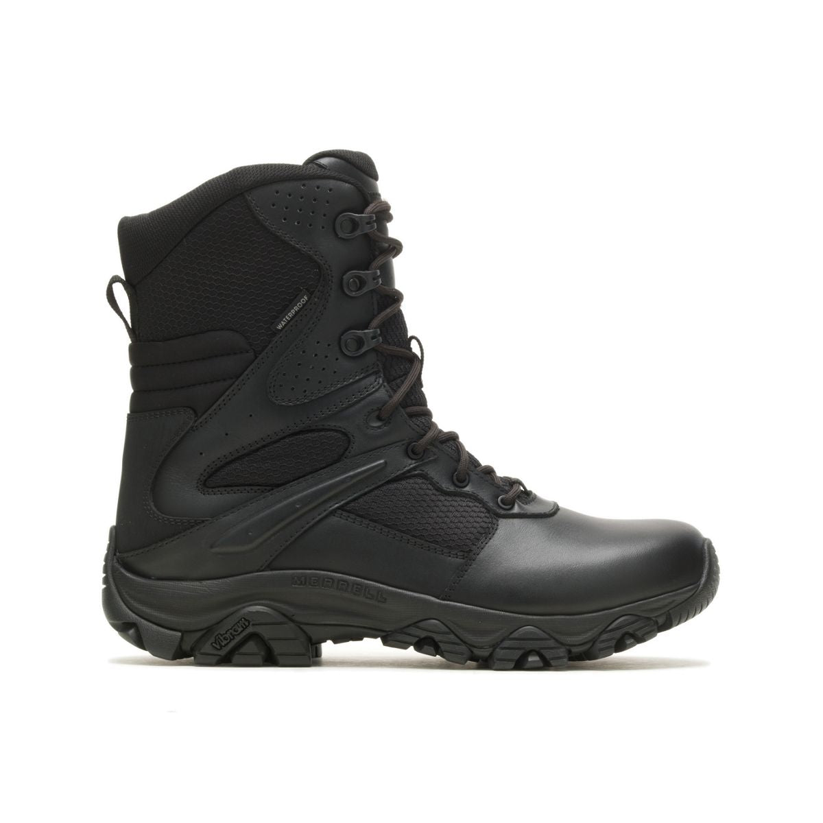 Men Moab 3 8" Tactical  Zip Waterproof Boot / Merrell