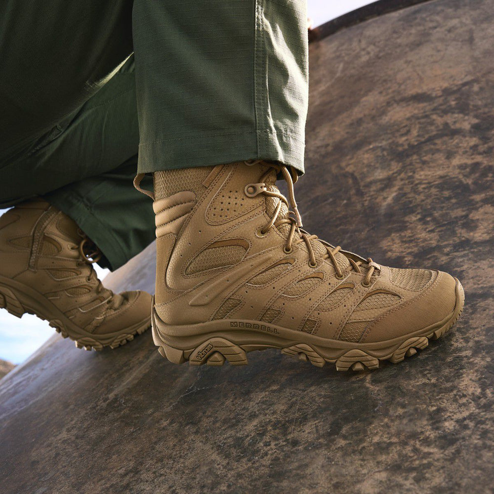 Men's Moab 3 8" Tactical Zip Waterproof Boot / Merrell On sale