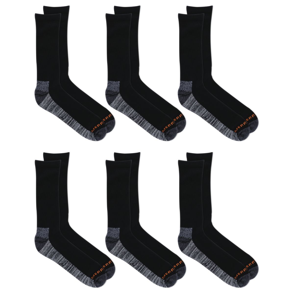 Work Crew Sock 6 Pack - Socks / Merrell Discount