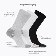 Recycled Low Cut Tab Sock 3 Pack - Socks / Merrell
