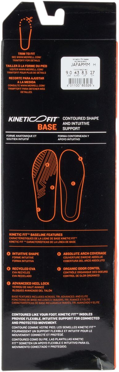 Men - Kinetic Fit™ Base AL Footbed - Insoles / Merrell Sale