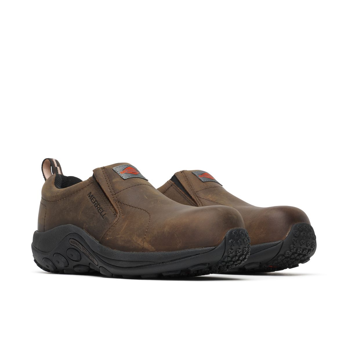 Women Jungle Moc Leather Comp Toe Work Shoe / Merrell On sale